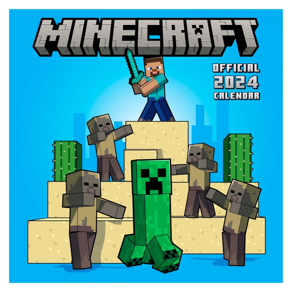 Calendario Pared 12 Meses (30×30) – ‘Minecraft’
