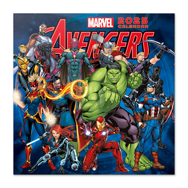 Calendario Pared 12 Meses – Marvel ‘Avengers’