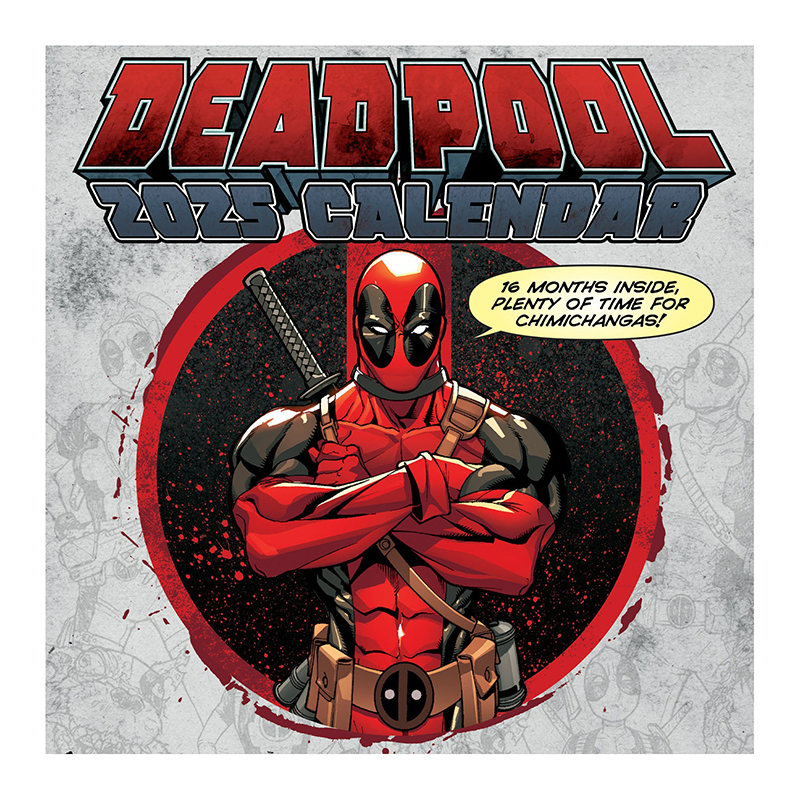 Calendario Pared 16 Meses – ‘Deadpool’