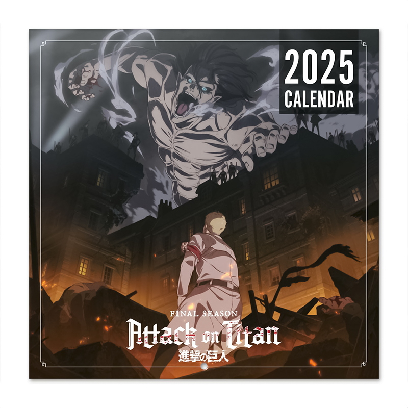 Calendario Pared 12 Meses – ‘Attack On&nbsp;Titan’