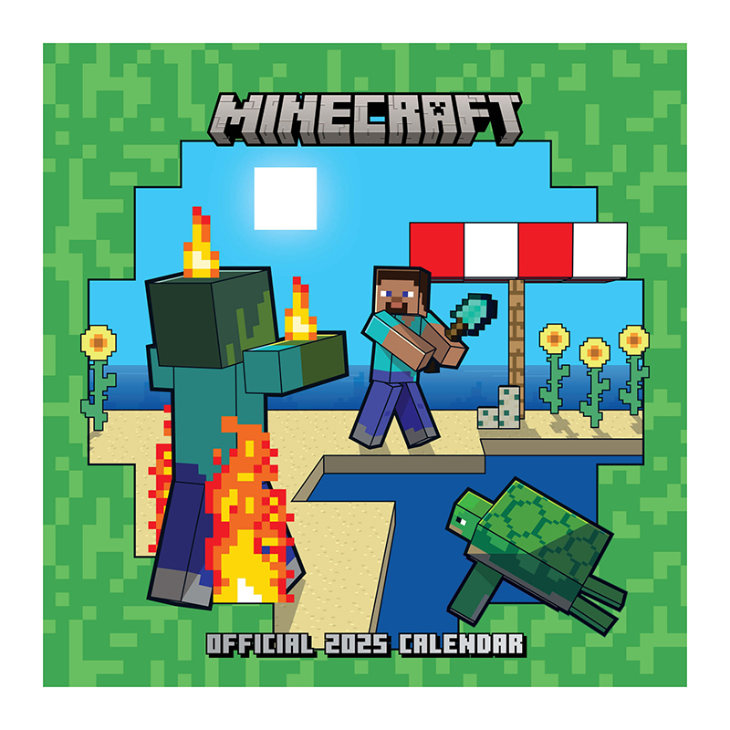 Calendario Pared 12 Meses – ‘Minecraft’