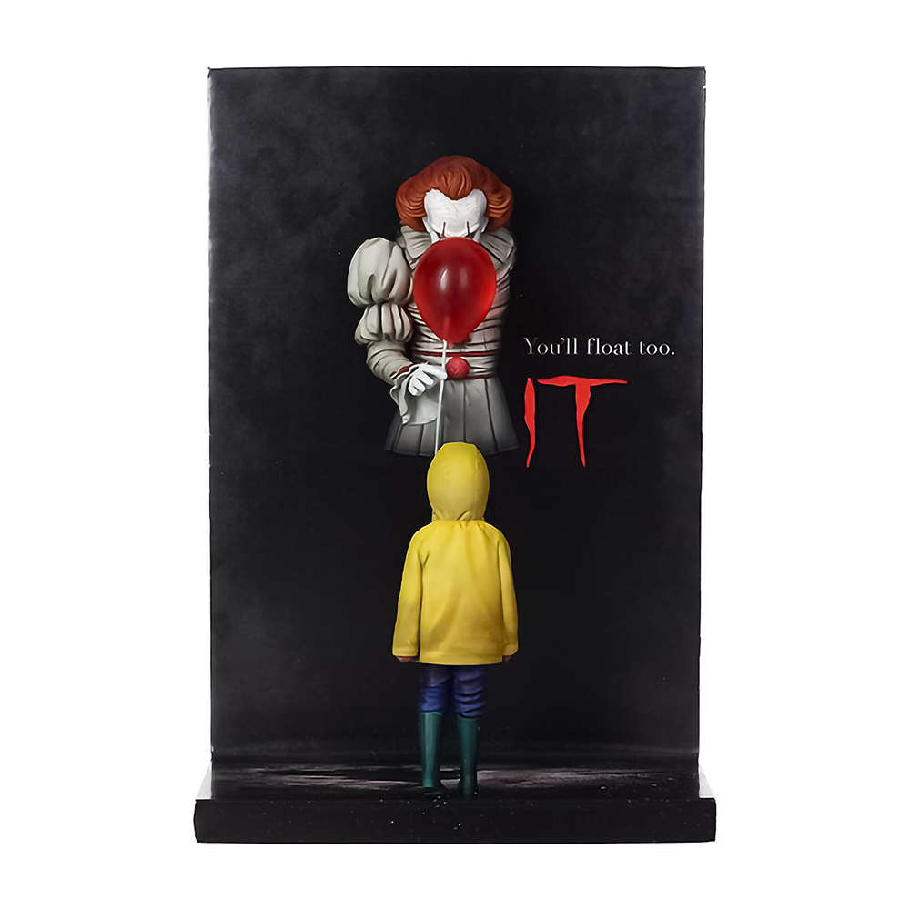 Figura Póster 3D Pennywise & Georgie – ‘It’ Iconic Fan&nbsp;Figure