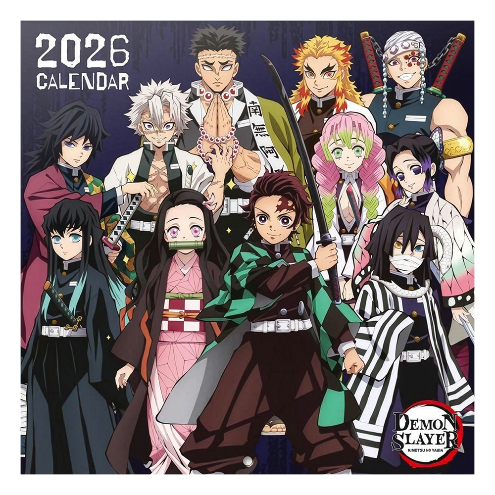 Calendario 2026 Pared – ‘Demon Slayer: Kimetsu No&nbsp;Yaiba’