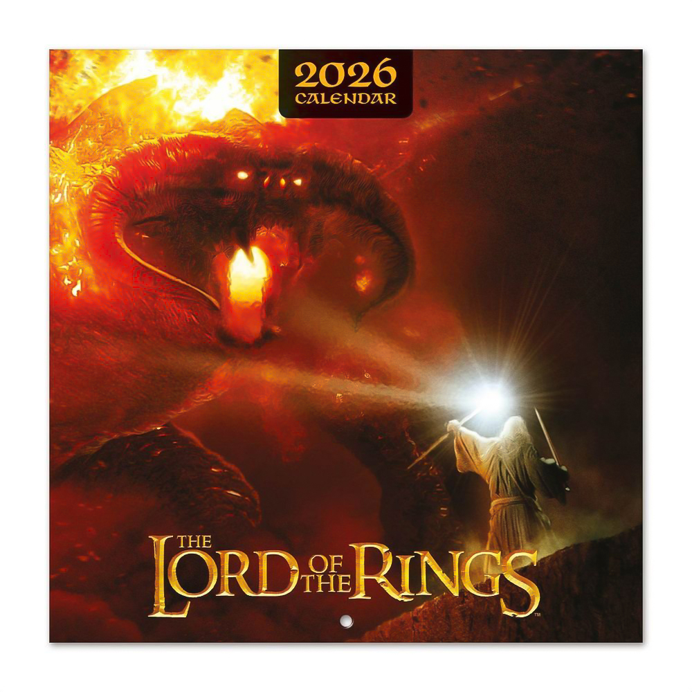 Calendario Pared 2026 – ‘The Lord of the&nbsp;Rings’