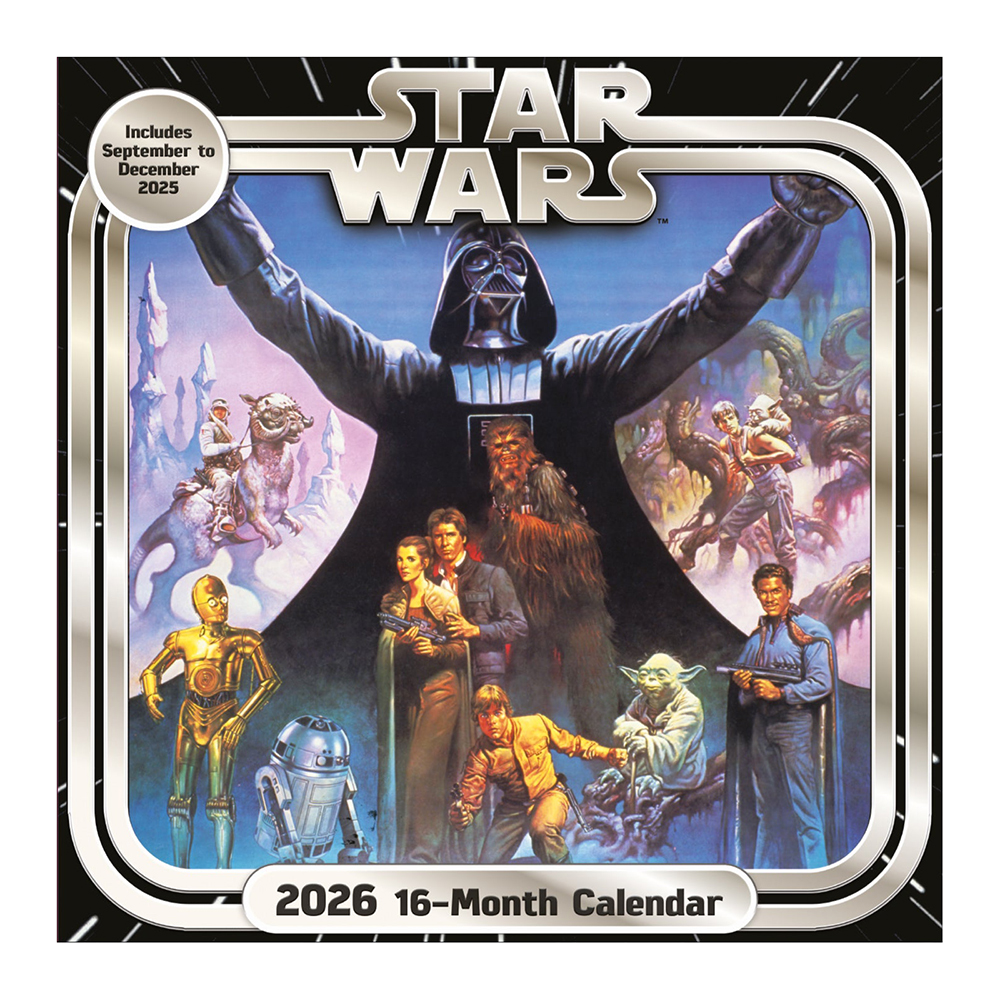 Calendario Pared 2026 (16 Meses) – ‘Star Wars’&nbsp;Classic